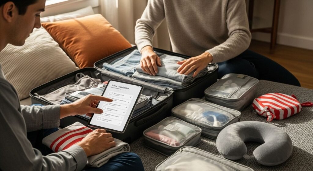 travel organization tips